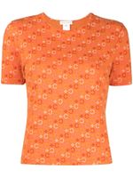 Céline Pre-Owned t-shirt à logo Macadam (années 1990-2000) - Orange - thumbnail