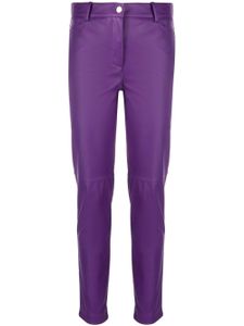 Blanca Vita pantalon en cuir artificiel - Violet