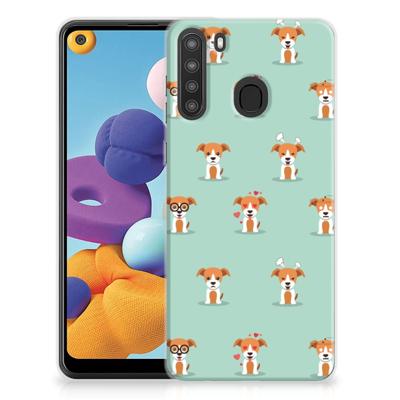 Samsung Galaxy A21 | TPU Hoesje | Pups Samsung Galaxy A21 | TPU Hoesje | Pups