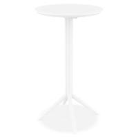 ALTEREGO GIMLI 60 BAR Opvouwbare hoge tafel - Wit