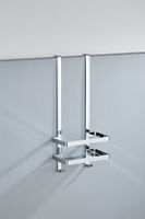 Doucherek SaniClear Shine | Aan douchewand | 52x23x12 cm | Messing | Rechthoek | Chroom