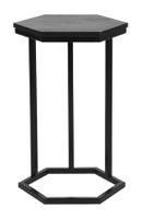 LABEL51 Bijzettafel 'Slide' Zwart Mangohout, 40cm
