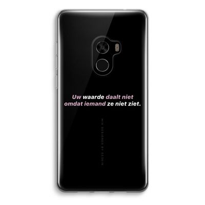uw waarde daalt niet: Xiaomi Mi Mix 2 Transparant Hoesje