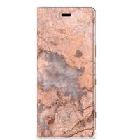 Sony Xperia 5 Standcase Marmer Oranje