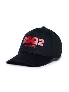 DSQUARED2 KIDS casquette à logo imprimé - Noir