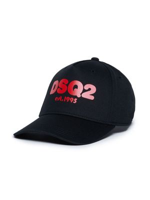 DSQUARED2 KIDS casquette à logo imprimé - Noir