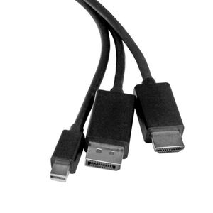 StarTech.com HDMI, DisplayPort of Mini DisplayPort naar HDMI adapter kabel 2 m