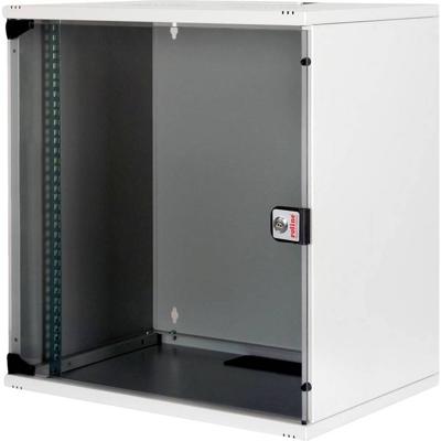 ROLINE 19-inch wandbehuizing Basic 12 U, 540x400 BxD Bouwpakket grijs