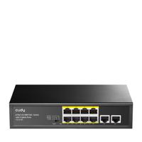 Cudy FS1010P netwerk-switch Fast Ethernet (10/100) Power over Ethernet (PoE) Zwart - thumbnail