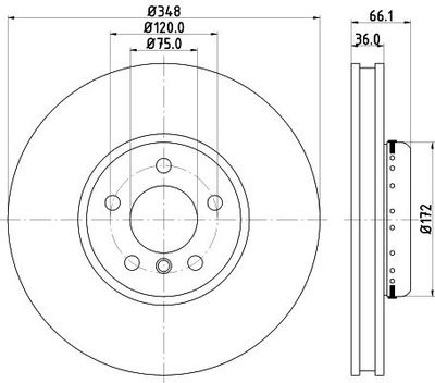 Remschijf 8DD355120891