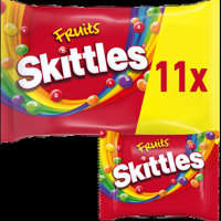 Skittles Fruits vegan snoep uitdeelzak 11 stuks bij Jumbo