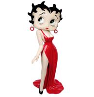 Betty Boop Rode Jurk Beeld - Extra Groot