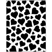Creativ Company Embossing folder , harten, afm 11x14 cm, dikte 2 mm, 1 stuk