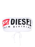 Diesel haut de bikini à logo imprimé Bfb-Bryna - Blanc