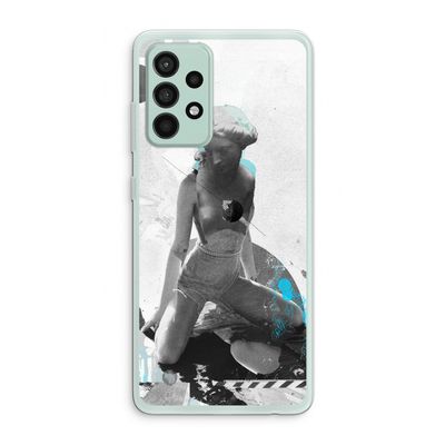 I will not feel a thing: Samsung Galaxy A52s 5G Transparant Hoesje