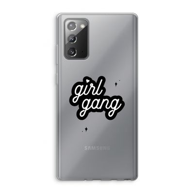 Girl Gang: Samsung Galaxy Note 20 / Note 20 5G Transparant Hoesje