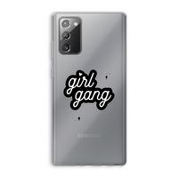 Girl Gang: Samsung Galaxy Note 20 / Note 20 5G Transparant Hoesje