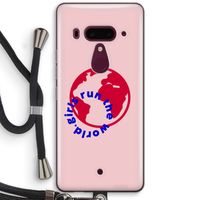 Run The World: HTC U12+ Transparant Hoesje met koord