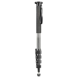 Walimex WAL1983 Monopod 1/4 inch Werkhoogte: 55 - 185 cm Donkergrijs Incl. tas