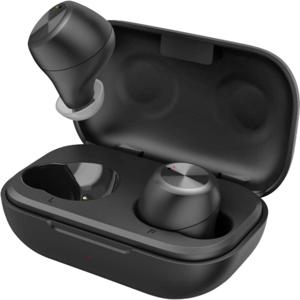 Thomson WEAR7701 In Ear oordopjes Bluetooth Zwart Headset, Touchbesturing, Waterafstotend