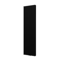 Handdoekradiator BWS Siela Dubbel 180 x 46,2 cm Mat Zwart