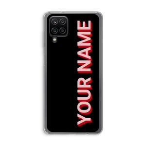 Namecase: Samsung Galaxy A12 Transparant Hoesje