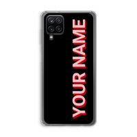 Namecase: Samsung Galaxy A12 Transparant Hoesje Namecase: Samsung Galaxy A12 Transparant Hoesje