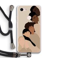 Sweet creatures: Pixel 3 XL Transparant Hoesje met koord
