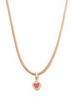 Lauren Rubinski collier en or 14ct à pendentif Messy Love - thumbnail