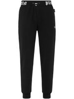 Philipp Plein pantalon de jogging à logo brodé - Noir - thumbnail