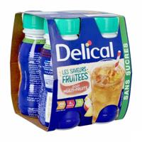 Delical Drink Multivruchten Z/suiker 4x200ml