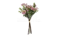 Kunstboeket Dahlia Pompon 33cm Paars