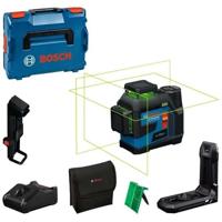Bosch Professional GLL 12V-100-33 CG lijnlaser (3 laserlijnen over 360°, bereik 100 m, koffer, L-BOXX met acculader)