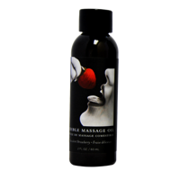 Earthly body Strawberry Edible Massage Oil - 2 fl oz / 60 ml