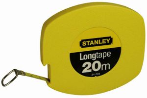 Stanley handgereedschap Landmeter Staal gesloten kast | 20m - 9,5mm - 0-34-105