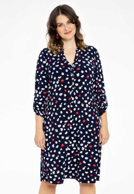 Yoek Jurk MILOU | Blauw | Maat 58/60