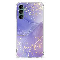 Back Cover voor Samsung Galaxy A24 Watercolor Paars