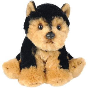 Pluche knuffel dieren Yorkshire Terrier hond 13 cm