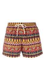 Nos Beachwear short de bain à imprimé géométrique - Noir