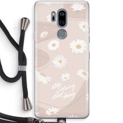 Daydreaming becomes reality: LG G7 Thinq Transparant Hoesje met koord