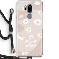 Daydreaming becomes reality: LG G7 Thinq Transparant Hoesje met koord