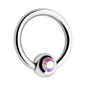 Jeweled Ball Closure Ring Piercingringen