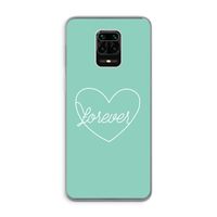 Forever heart pastel: Xiaomi Redmi Note 9 Pro Transparant Hoesje