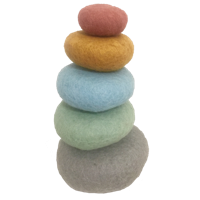 Papoose Toys Papoose Toys Earth Stacking set/5pc