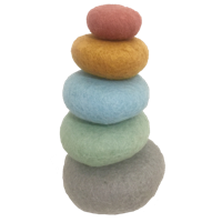 Papoose Toys Papoose Toys Earth Stacking set/5pc - thumbnail