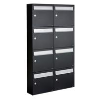 Allux Flow Set 2-Breed, 4-Hoog Zwart - 40040070_2x4