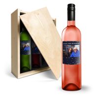 Wijnpakket met bedrukt etiket - Belvy - Wit, rood en rosé - thumbnail