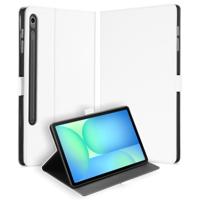 Samsung Galaxy Tab S10 FE Plus | Book Cover | Hoesje met Standaard - Wit Samsung Galaxy Tab S10 FE Plus | Book Cover | Hoesje met Standaard - Wit