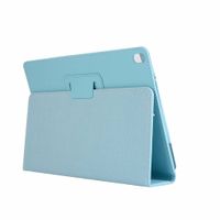 Lunso - iPad Pro 10.5 inch / Air (2019) 10.5 inch - Stand flip sleepcover hoes - Lichtblauw