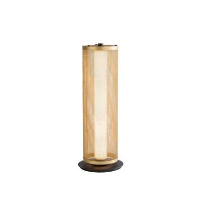 Searchlight TafellampThread zwart met goud mesh - EU25154-1BK